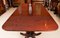 19th Century Regency Twin Pillar Dining Table & Chairs, Set of 9 9