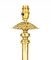 Late 19th Century Victorian Brass Telescopic Standard Floor Lamp, Image 10