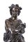 Escultura de bronce de un emperador romano sobre base de mármol, siglo XX, Imagen 2