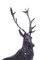 Large Bronze Stag Statuettes in Moigniez Style, Set of 2 3