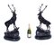 Large Bronze Stag Statuettes in Moigniez Style, Set of 2, Image 16