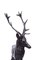 Large Bronze Stag Statuettes in Moigniez Style, Set of 2 12