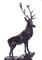 Large Bronze Stag Statuettes in Moigniez Style, Set of 2 4