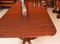 20th Century Regency Revival Twin Pillar Dining Table by William Tillman 13