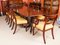 20th Century Regency Revival Twin Pillar Dining Table by William Tillman 3