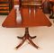 20th Century Regency Revival Twin Pillar Dining Table by William Tillman 9