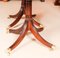 20th Century Regency Revival Twin Pillar Dining Table by William Tillman 14