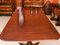 20th Century Regency Revival Twin Pillar Dining Table by William Tillman 10