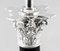 Edwardian Silver Plated Corinthian Column Table Lamp, 1920s, Image 5