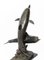 Bronze Statue of Dolphins Riding the Waves, Late 20th-Century 4