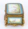 19th Century French Sevres Porcelain & Ormolu Jewellery Box 11