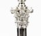 Early 20th Century Edwardian Silver Plated Corinthian Column Table Lamp, Image 5