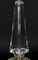 Mid-Century Glas & Messing Obelisk Tischlampe 3