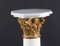 20th Century White Marble & Ormolu Mounted Pedestal, Image 8