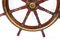 19th Century Teak & Brass 8-Spoke Ships Wheel, Image 3