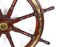 19th Century Teak & Brass 8-Spoke Ships Wheel, Image 4