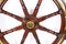 19th Century Teak & Brass 8-Spoke Ships Wheel, Image 2