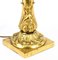 William IV Tischlampe aus vergoldeter Bronze, 19. Jh 9