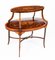 19th Century English Marquetry Etagere Tray Table, Image 2