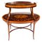19th Century English Marquetry Etagere Tray Table, Image 1