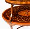 19th Century English Marquetry Etagere Tray Table 6