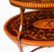 19th Century English Marquetry Etagere Tray Table, Image 6