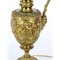 Lámpara de mesa renacentista de bronce dorado, siglo XIX, Imagen 11