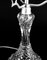 Edwardianische Tischlampe aus geschliffenem Kristallglas, frühes 20. Jh 12