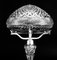 Edwardianische Tischlampe aus geschliffenem Kristallglas, frühes 20. Jh 5