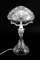 Edwardianische Tischlampe aus geschliffenem Kristallglas, frühes 20. Jh 4