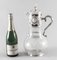 English Silver Plated Glass Claret Jug, 20th Century 17