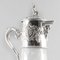 English Silver Plated Glass Claret Jug, 20th Century 16