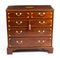 George III Mahogany and Boxwood Lined Chest, 18th Century 2