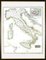 Mapa de Italia dibujado y grabado por R. Scott para Thomsons, Edimburgo, 1814, Imagen 1