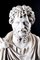 Marble Bust and Pedestal Depicting Roman Emperor Lucius Versus, Set of 2 4