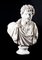 Büste und Sockel aus Marmor mit Darstellung des römischen Kaisers Lucius Versus, 2er Set 2