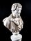 Marble Bust and Pedestal Depicting Roman Emperor Lucius Versus, Set of 2 6