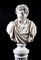 Buste et Piédestal en Marbre Représentant l'Empereur Romain Lucius Versus, Set de 2 3
