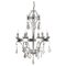 Silvered Bronze and Mirrored Chandelier, Late 20th Century 1