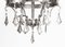Lámpara de araña de bronce plateado y espejo, finales del siglo XX, Imagen 8