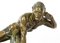 Art Deco Bronzed Sculpture Depicting Watchman by Jean De Roncourt, 1920s 4
