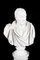 Roman Statesman Julius Caesar, 20th Century, Marble Bust & Pedestal, Set of 2, Image 4