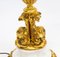 Ormolu & Marmor Delfin Tischlampe 4