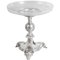 19th Century Silver Plated & Engraved Glass Comport Centrepiece, Image 1