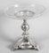 19th Century Silver Plated & Engraved Glass Comport Centrepiece 2