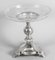 19th Century Silver Plated & Engraved Glass Comport Centrepiece, Image 2