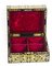 19th Century French Ebonised Cut Brass Boulle Perfume Bottle Box 5