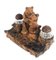 19th Century Hand-Carved Black Forest Bears Inkstand 3