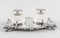 19th Century English Silver Inkstand by J Dixon, 1899, Set of 3 2