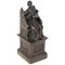 Antike italienische Grand Tour St. Peter Skulptur aus patinierter Bronze, 19. Jh 1